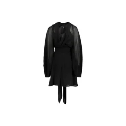 Maison Margiela Long-sleeved Mini Dress In Chiffon Silk -ITALIST SHOP 493e42e88fab8b211159c8cc483769ab
