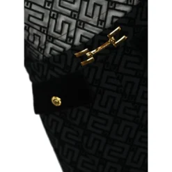 Elisabetta Franchi Logo Pattern Crepe And Flock Tulle Jumpsuit -ITALIST SHOP 49e7999302b3b0efa1f7052c5c568520