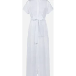MC2 Saint Barth Woman White Sangallo Dress -ITALIST SHOP 4a502b5b99e935aa408fc520dd27907b