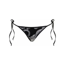 Versace Stretch Printed Fabric Bikini Bottom Woman