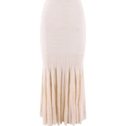 Chloé Elastic Waist Pleated Skirt