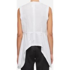 Comme Des Garcons Cotton Sleeveless Blouse -ITALIST SHOP 4ad74cd9dd92aae20ddb322e1795e3b7