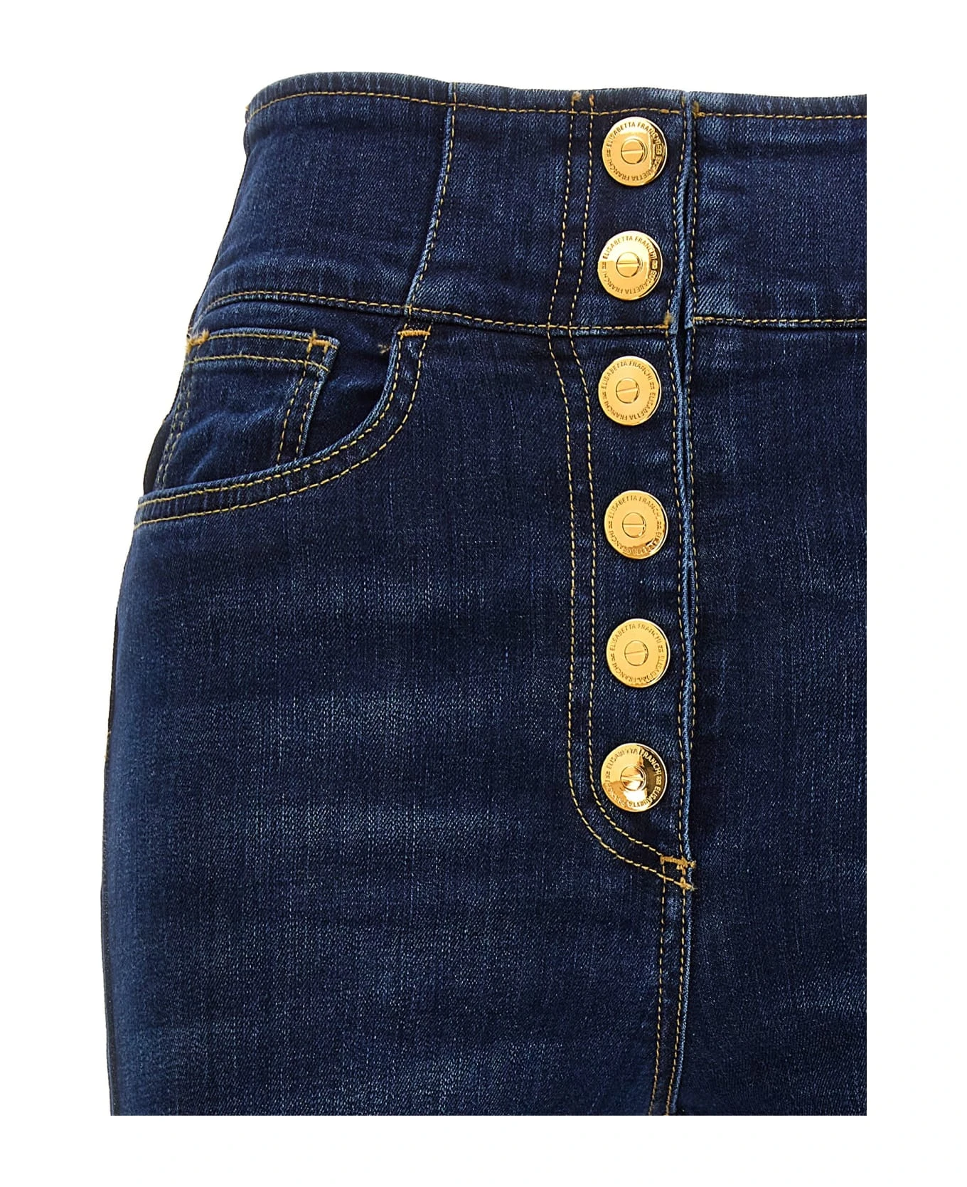 Logo Button Jeans Elisabetta Franchi 5 Logo Button Jeans Elisabetta Franchi - Image 3
