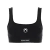 Marine Serre Llogo-patch Scoop-neck Cropped Bra -ITALIST SHOP 4b8991be9714fc0981f8dc6f14b177d5