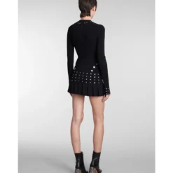 Off-White Dress In Black Viscose -ITALIST SHOP 4cfaac3f1eac224d711befb2abb8a160