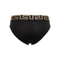 Versace Man's Black Jersey Briefs With Logo Print -ITALIST SHOP 4d3c14659835f6ae35a754e7636a1618