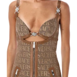 Versace Allover Mini Dress -ITALIST SHOP 4ebbd4cf6a8c3f2c7141932a55ab7880