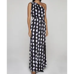 DIANE VON FURSTENBERG Kiera Print Viscose One-shoulder Dress -ITALIST SHOP 5002d503175278a4b7c8cecdef5eec8c
