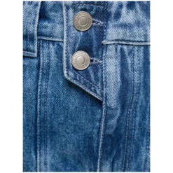 Blue Denim Cargo Pants With Pockets In Cotton Woman -ITALIST SHOP 50ed6d4f1e5d682f6acbb4ad5b94c507