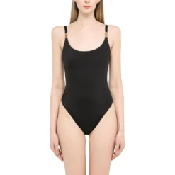 Versace Medusa Biggie One-piece Swimming Costume Black