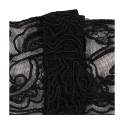 ERMANNO SCERVINO Black Embroidered Brassiere -ITALIST SHOP 529cf600192475008a762afc5849c8ec