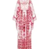 Dolce & Gabbana Maxi Dress In Chiffon With 'maiolica' Pattern -ITALIST SHOP 5392f0393205ce202c0deb71583b78d7