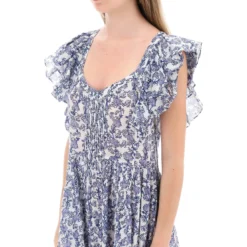 'gordana' Dress With Floral Motif -ITALIST SHOP 541df69708fcdd82686cd6e18d38efea