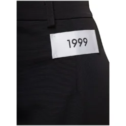 Dolce & Gabbana Black Long Smoking Skirt With Logo Patch In Acetate Blend Woman -ITALIST SHOP 55026c8580ecabe5388ff4e29f0c9653