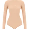 MM6 Maison Margiela Long Sleeve Lycra Bodysuit -ITALIST SHOP 565700fcd319e388f309ec8ff9315743