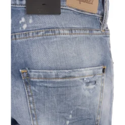 DSQUARED2 Light Ripped Wash 24/7 Jeans -ITALIST SHOP 57a7b6f42de731a3e01499d001120061