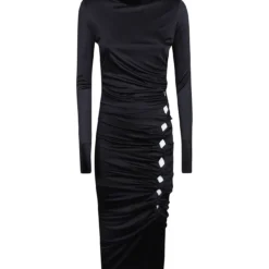 Versace Back Zip Long Dress