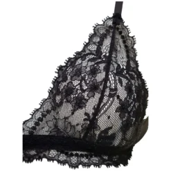 Black Triangle Bra In Floral Lace Woman Dolce & Gabbana -ITALIST SHOP 5b7f9cd92531a996ab98f7ca376dede4