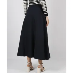 Valentino Crepe Couture Midi Skirt -ITALIST SHOP 5c1e4fbe0201a44da33a7fdf6bc3f821