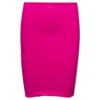 Metallic Sheen Skirt In Fuchsia Pink Technical Fabric Woman