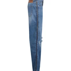 STELLA MCCARTNEY Zip Details Blue Jeans -ITALIST SHOP 62880345ff56d0b64621992eb96c153b