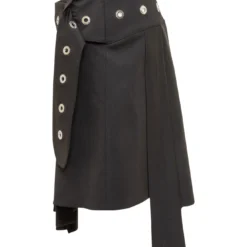 Off-White Pleated Asymmetric Skirt -ITALIST SHOP 62e6b8a6a42ca27de774c07bf7797e0c