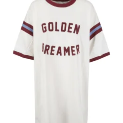 Golden Goose Journey W's T-shirt Dress S/s Patch Golden Dreamer