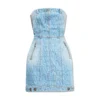 Versace Denim Dress From 'la Vacanza' Collection -ITALIST SHOP 663b18a2984541a5241592e947fa1301