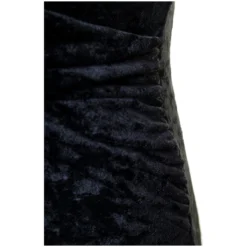 'naomi' Blue Hooded Flared Jumpsuit In Crushed Velvet Woman -ITALIST SHOP 6695871aa4488cd04a96d3e52965d250