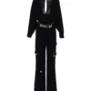 Elisabetta Franchi Embellished Layered V-neck Velvet Jumpsuit -ITALIST SHOP 669cd5094b520a94cb7fd3ca3ebb3064