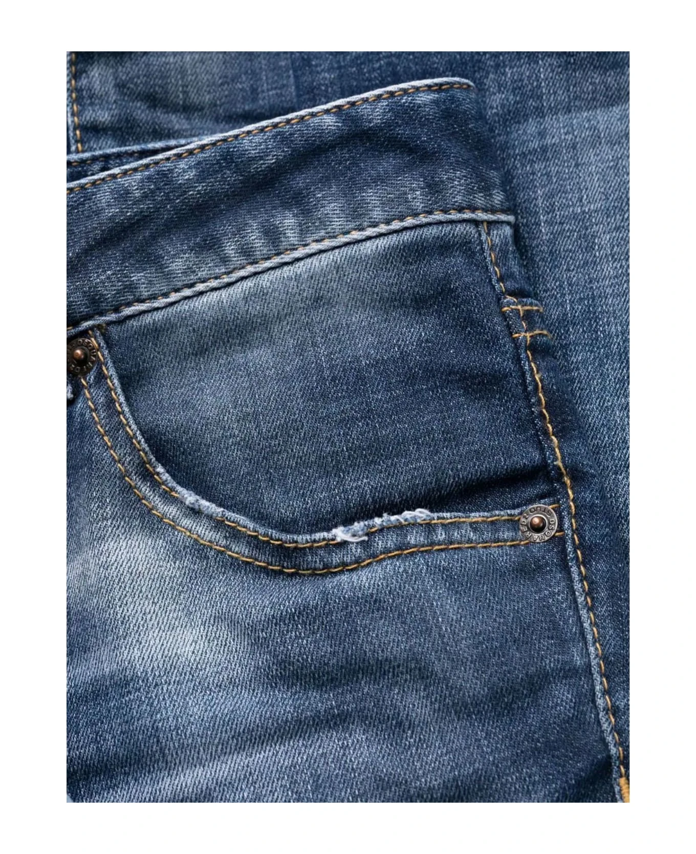 DSQUARED2 Blue Stretch-cotton Denim Jeans 5 DSQUARED2 Blue Stretch-cotton Denim Jeans - Image 4