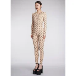 Marine Serre Suit In Beige Polyamide -ITALIST SHOP 6de7bb7b0b0fb7419f81b8cb96f999b2