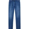 Versace Pant Denim Stone Wash Denim Fabric With Special Compund