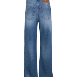 STELLA MCCARTNEY Zip Details Blue Jeans -ITALIST SHOP 71b431b393ad4b7a686cd7a89b37d3fa