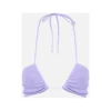 MC2 Saint Barth Woman Lilac Crinkle Bandeau Top -ITALIST SHOP 71c5f85090122fca675541962fbb3650