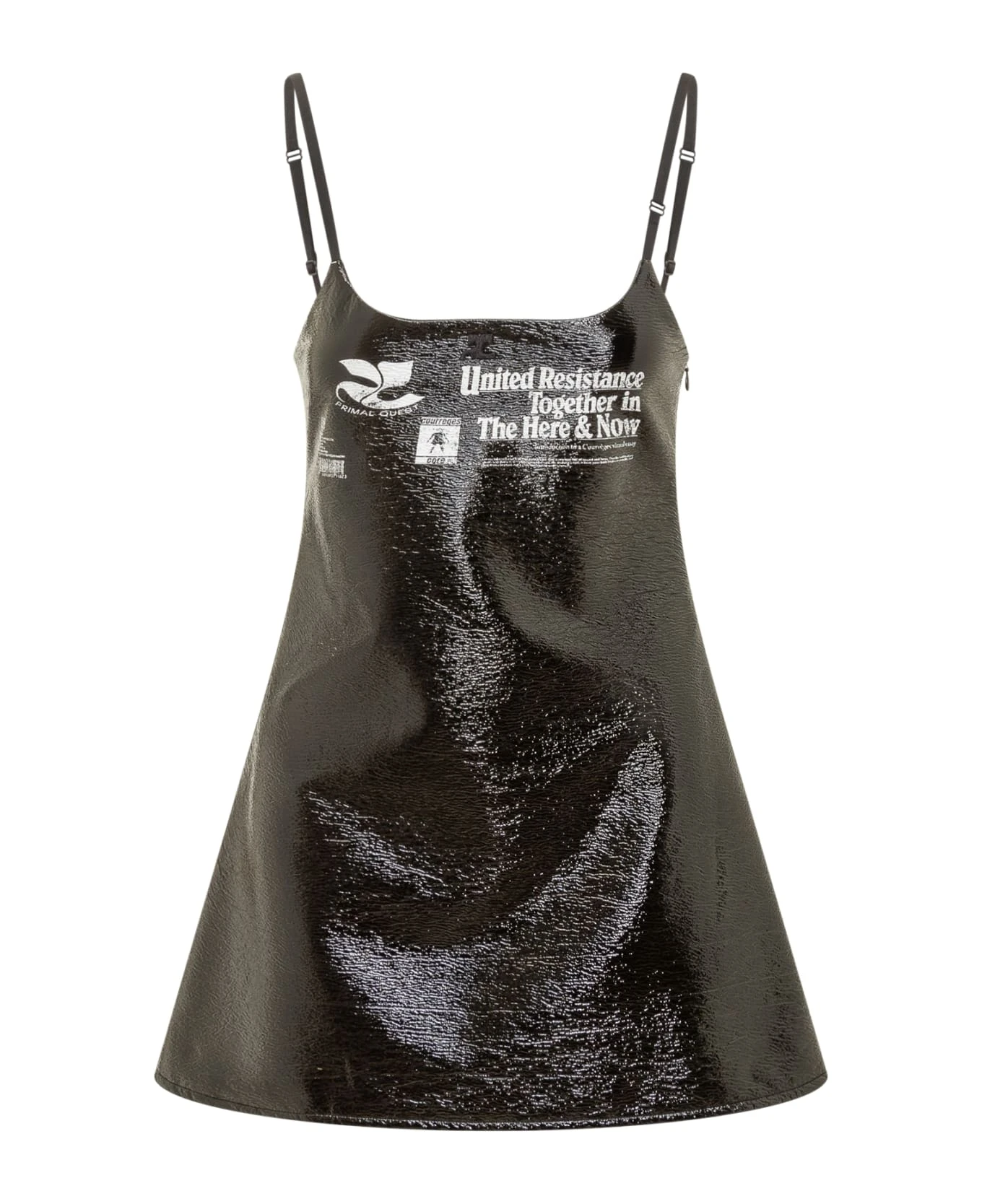 COURREGES Vinyl Mini Dress