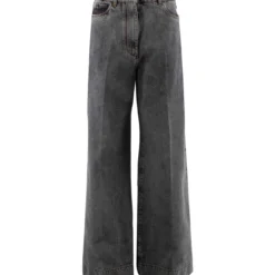 Etro Wide Leg Cotton Denim