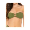 MC2 Saint Barth Crinkle Green Military Bandeau Top -ITALIST SHOP 76c99d8e3dea69196409e2a064651e5a