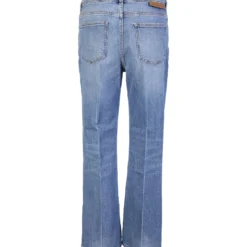 STELLA MCCARTNEY Crop Flare Blue Jeans -ITALIST SHOP 77e864fa78d58d7814e225f7a68f74b1