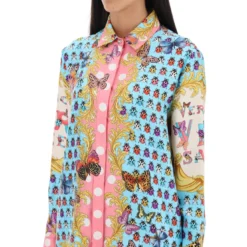 Versace Shirt In Printed Silk -ITALIST SHOP 781e94d29c222a948300ba62403d2b27