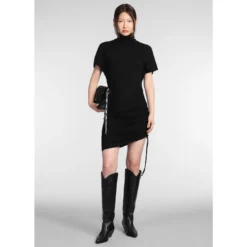 Lya Dress In Black Viscose -ITALIST SHOP 7ac68084eed086d7ed41014561b06cbe