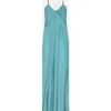 Lanvin Pleated Long Dress