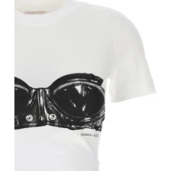 Alexander McQueen Corset Print T-shirt -ITALIST SHOP 851d69f07c233334b5ad4e0535d6bb32