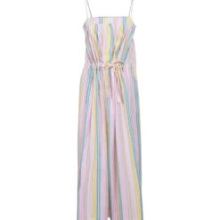 Maxi-striped Dress By Ganni