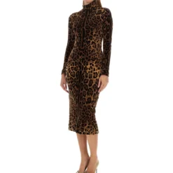 Dolce & Gabbana Dress With Animal Pattern -ITALIST SHOP 8635f79b87852ba7c3a2725e52068b17