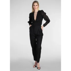 IRO Amili Topwear In Black Viscose -ITALIST SHOP 892732b031323d7427666ad26061a277