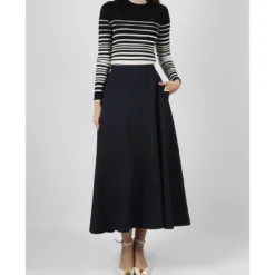 Valentino Crepe Couture Midi Skirt -ITALIST SHOP 8acc119922c409784ad7c8eca8ecc6eb