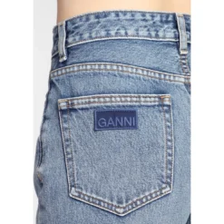 Ganni Swigy Jeans In Blue Cotton -ITALIST SHOP 8ae95fa7c3c0bfab28e1fc8c391398b6