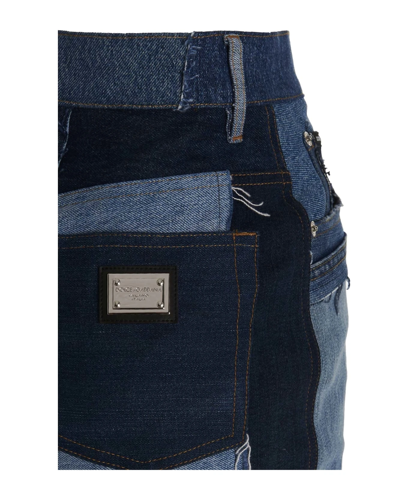 Dolce & Gabbana Patchwork Skirt 6 Dolce & Gabbana Patchwork Skirt - Image 4