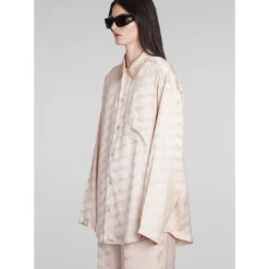 Balenciaga Shirt In Beige Viscose -ITALIST SHOP 8e0597305a3041358f99eb36948b6a4b